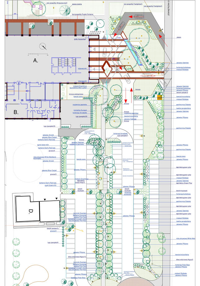 ZIELEŃ PRZY HALI WESELNEJ