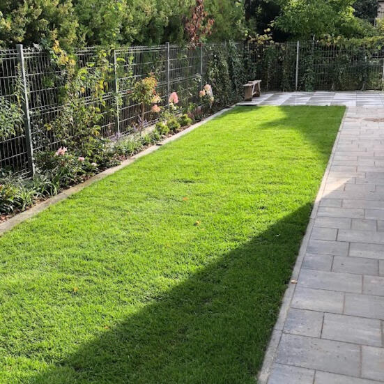 OGRÓD GEOMETRYCZNY ZREALIZOWANY JESIENIĄ